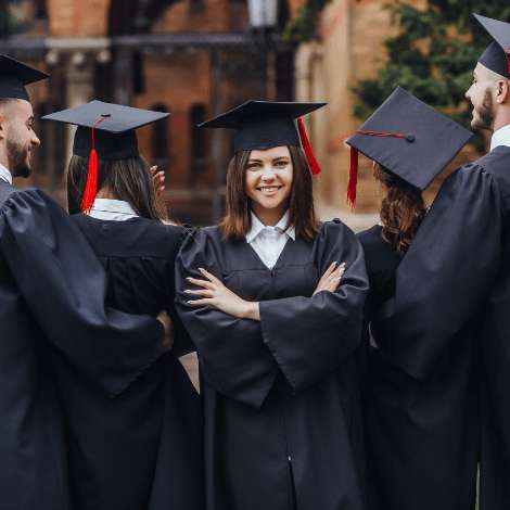 Nepalese International Students Celebrating University Admission